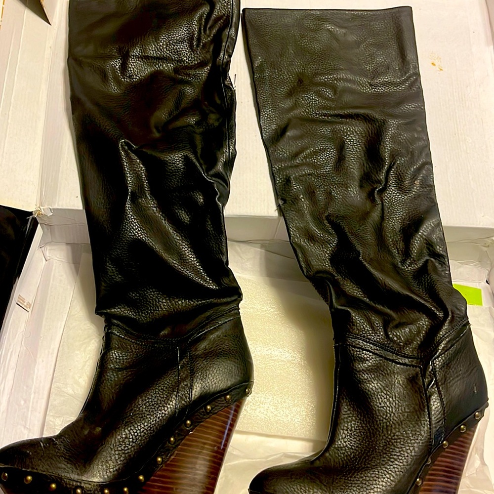 Casual Black Over the Knee Boots